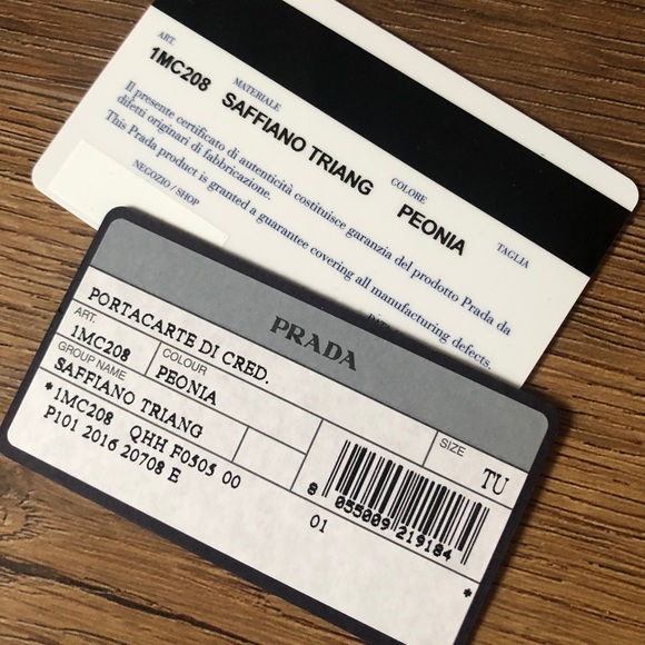 PRADA-AUTHENTIC NWT Fuchsia Card Holder - Picture 2 of 10